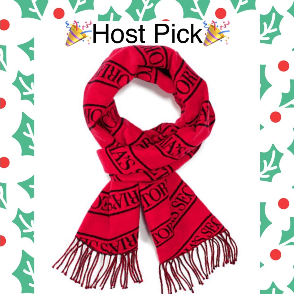 🎉HP🎉 Victoria’s Secret Woven Logo Scarf